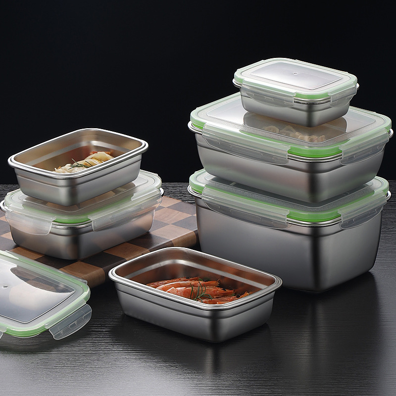 304 Stainless Steel Lunch Box  – Food Storage Stackable Containers recenzja i cena