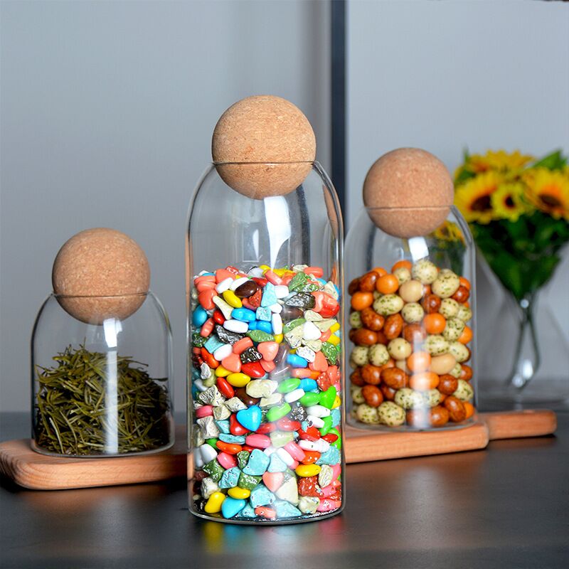 storage glass jar with wooden  – Food Storage Lidl recenzja i cena