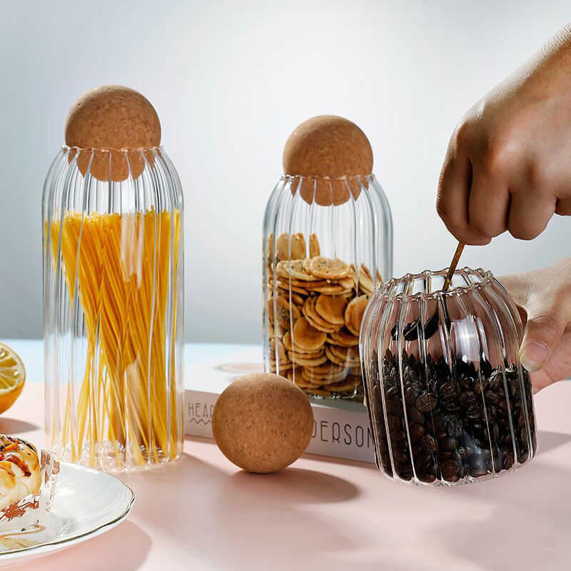 storage glass jar with wooden  – Food Storage Lidl recenzja i cena