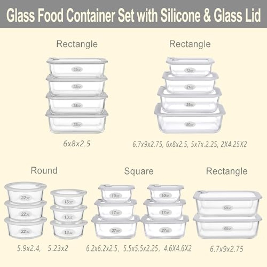 Glass Food Containers with Gla – Food Storage Lidl recenzja i cena