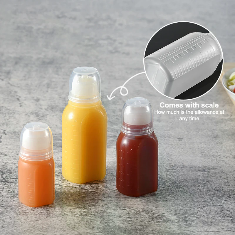 30/60/100ml Mini Squeeze Bottl – Salad Dressing Bottle recenzja i cena