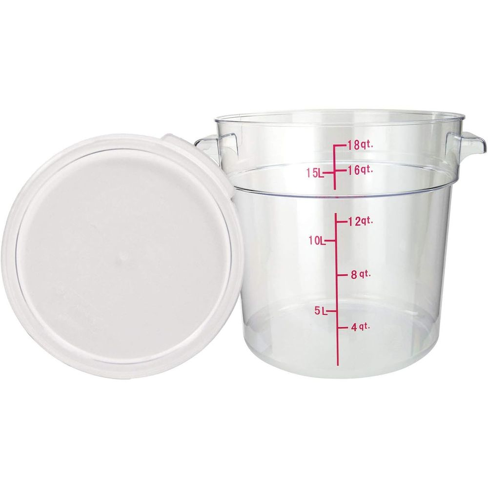 18-Quart Round Clear Food Stor – Food Storage Quart Containers recenzja i cena