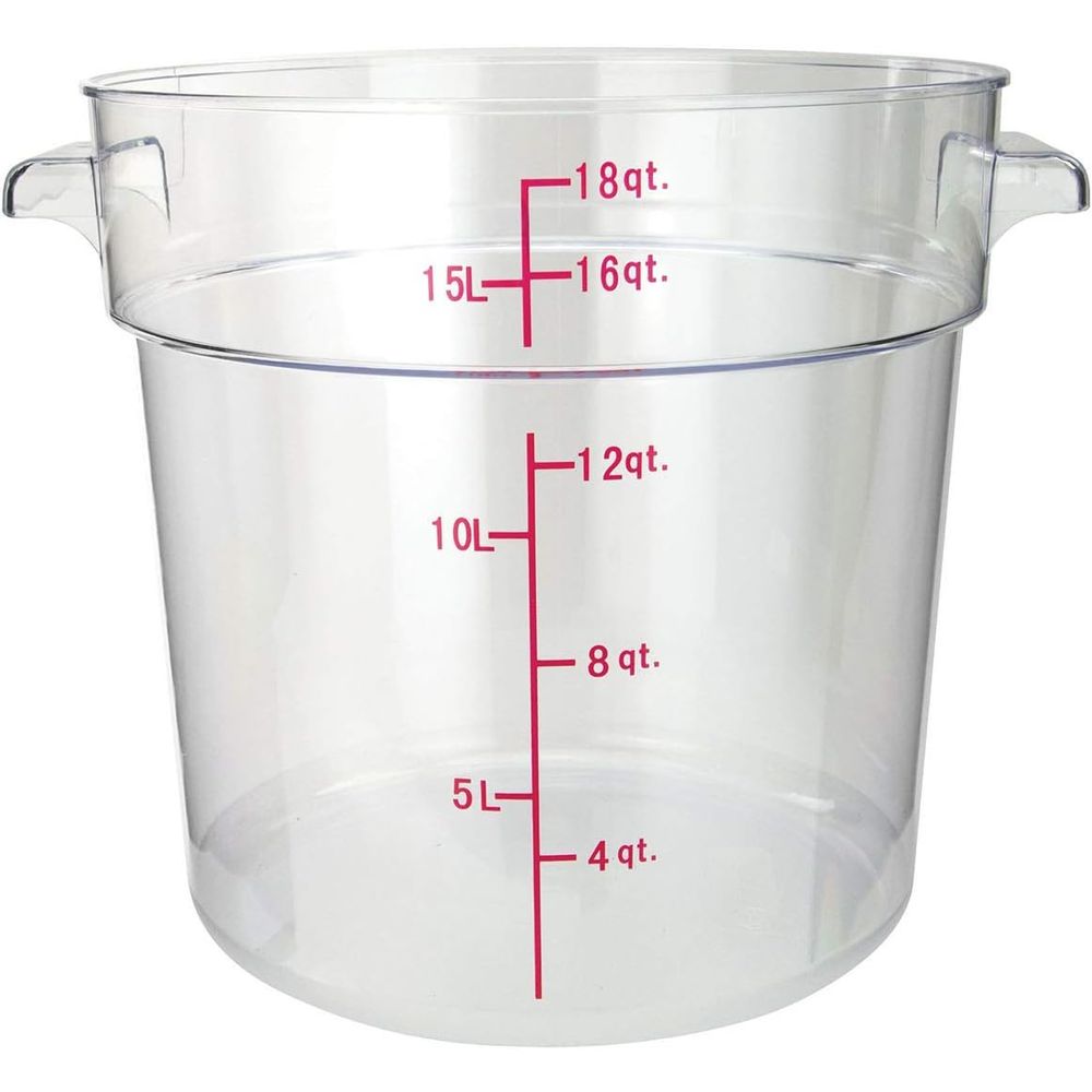 18-Quart Round Clear Food Stor – Food Storage Quart Containers recenzja i cena