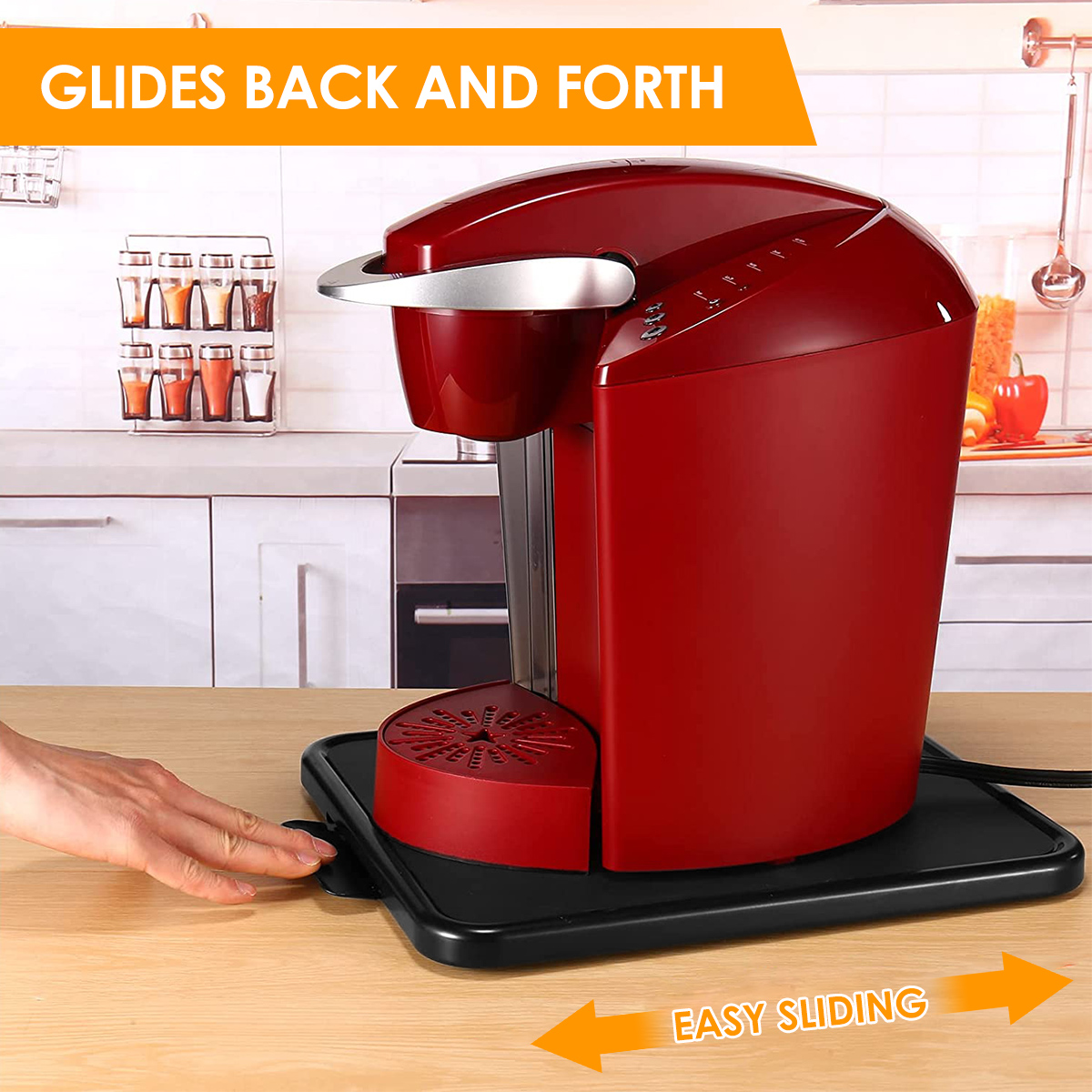 Kitchen Appliance Sliding Tray – Food Storage In Cabinets recenzja i cena