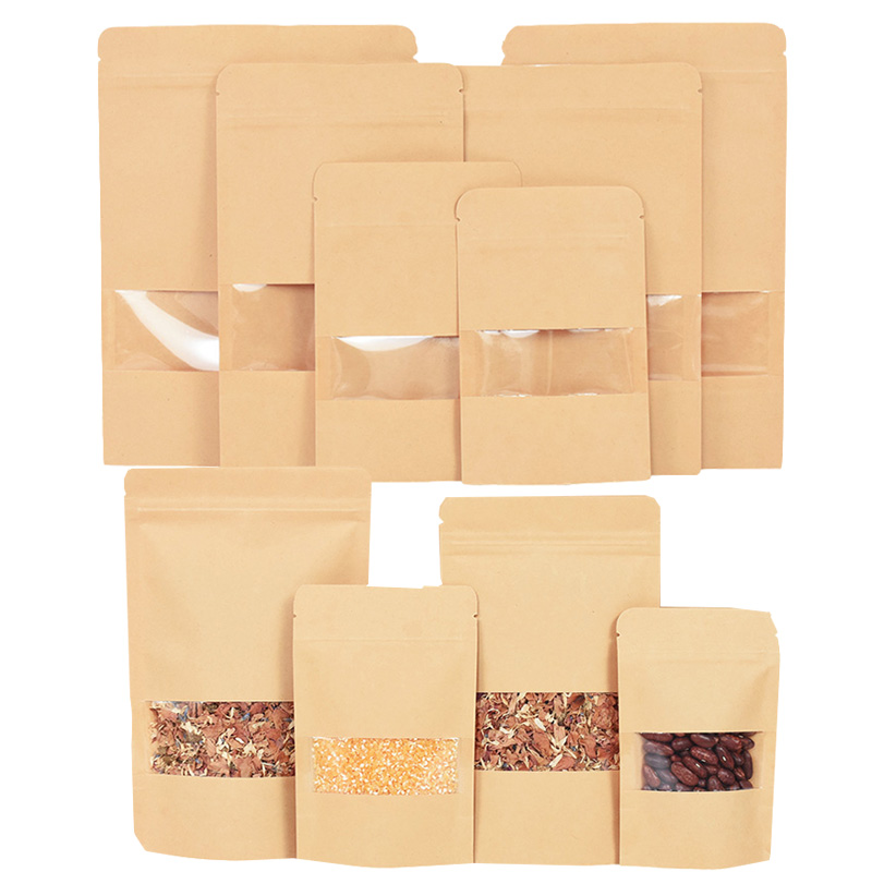 20/50pcs Kraft Paper Zip Lock  – Lock And Lock Food Storage recenzja i cena