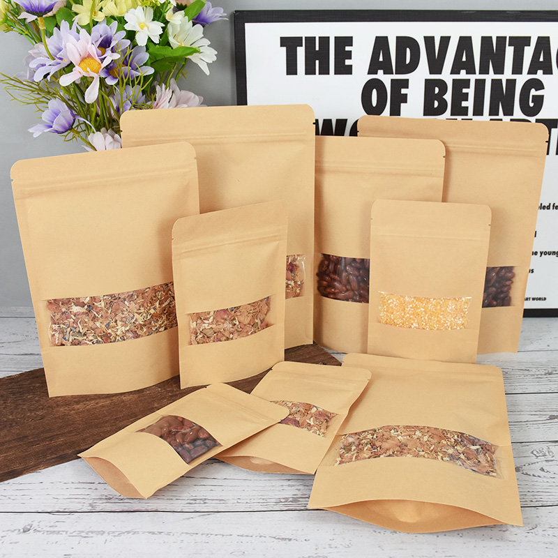 20/50pcs Kraft Paper Zip Lock  – Lock And Lock Food Storage recenzja i cena