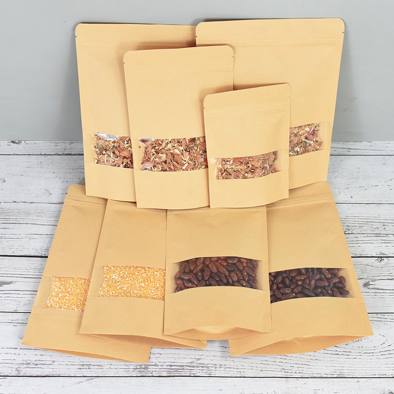 20/50pcs Kraft Paper Zip Lock  – Lock And Lock Food Storage recenzja i cena