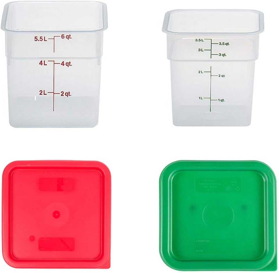Containers With Lids - 4 Quart – Food Storage Quart Containers recenzja i cena