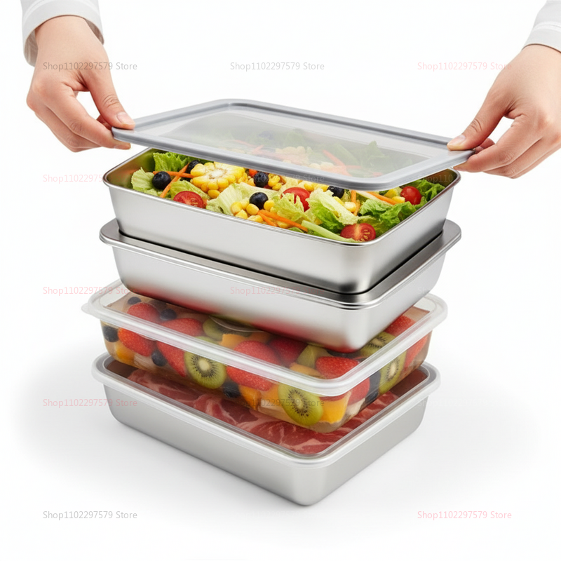 Plate Stainless Steel Food Con – Storage Food Tray recenzja i cena
