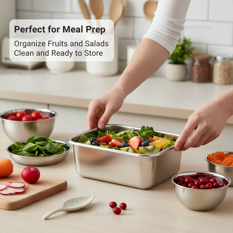 Plate Stainless Steel Food Con – Storage Food Tray recenzja i cena