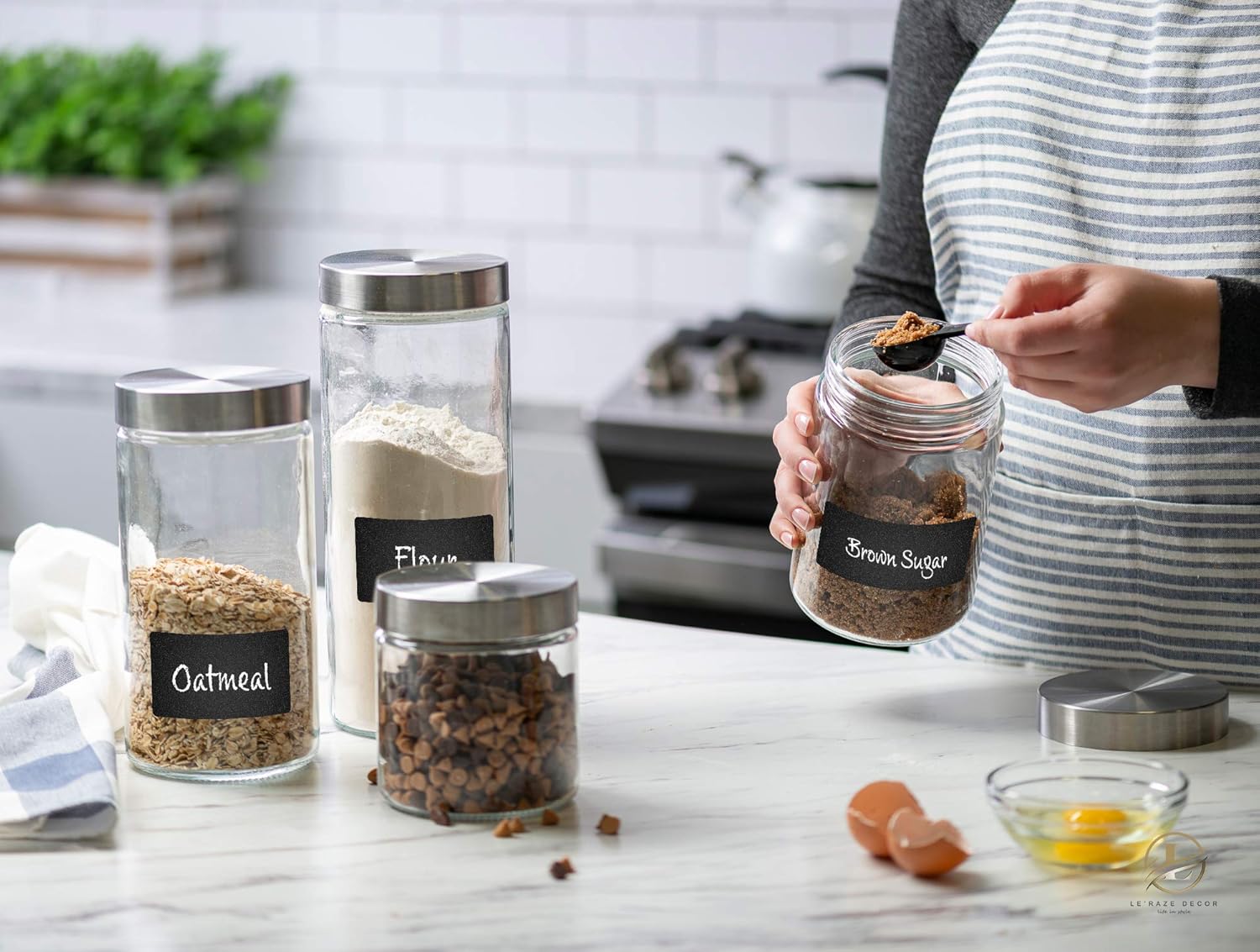 4pc Canister Sets for Kitchen  – Set Food Storage recenzja i cena