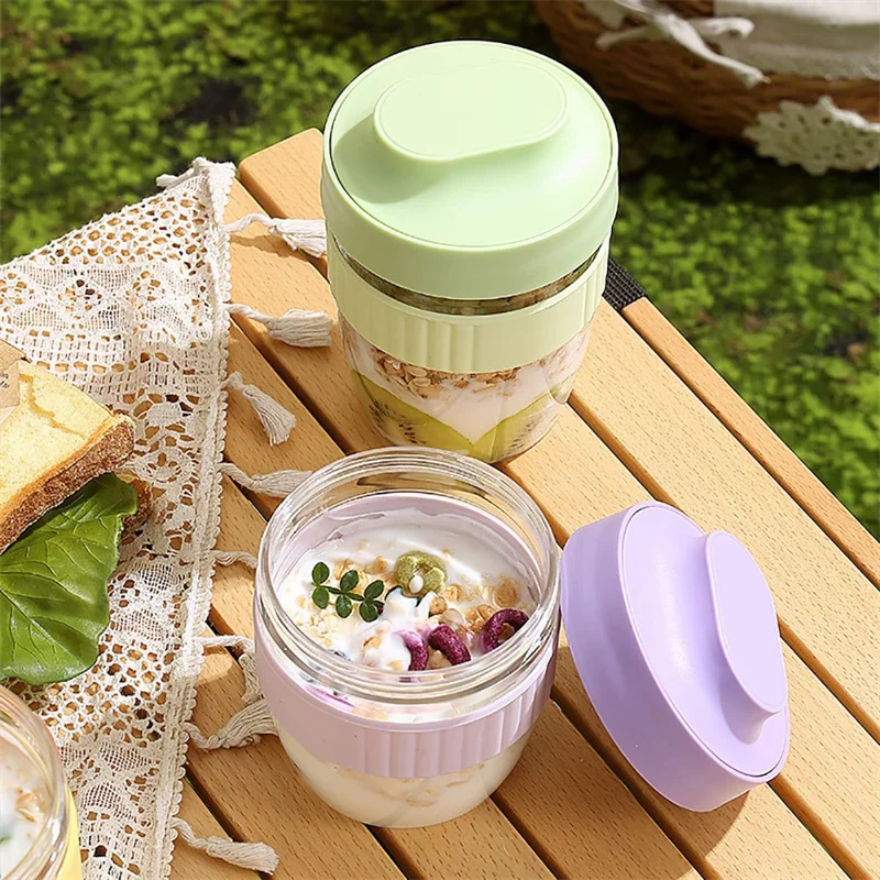 Portable Breakfast Fruit Oat Y – Food Storage With Scoop recenzja i cena