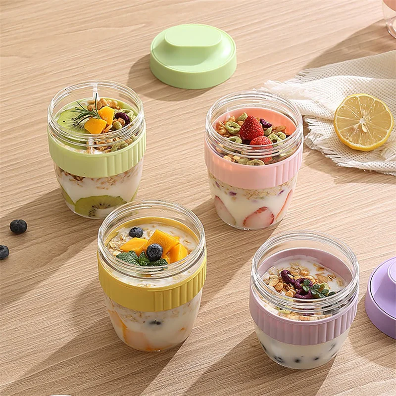 Portable Breakfast Fruit Oat Y – Food Storage With Scoop recenzja i cena