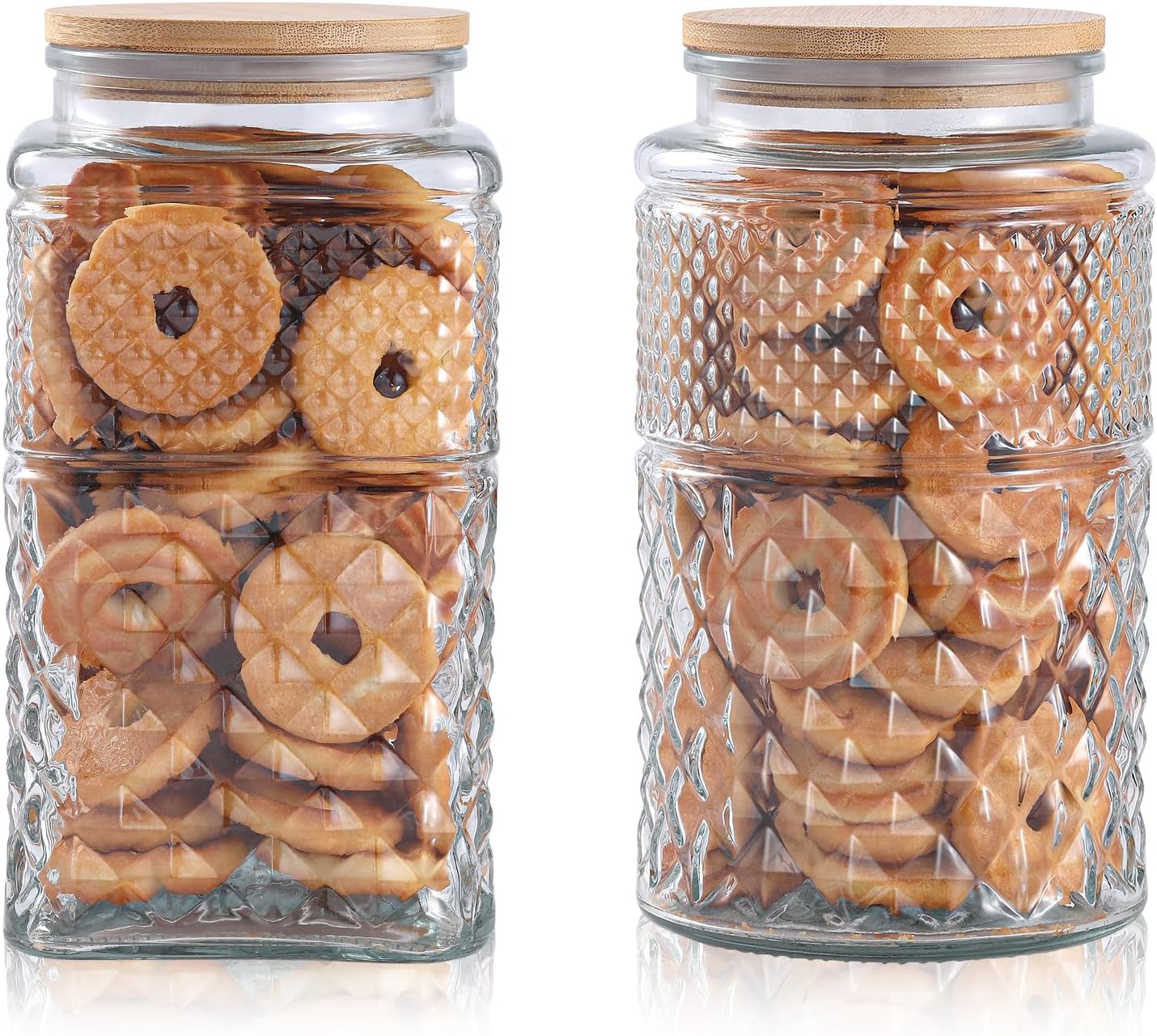 0.7Gallon/2600ml Glass Cookie  – Food Storage Containers Glass recenzja i cena