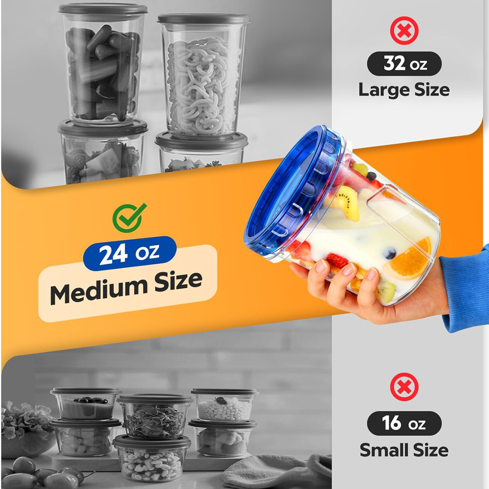 Freezer Storage Containers Air – Food Storage Stackable Containers recenzja i cena