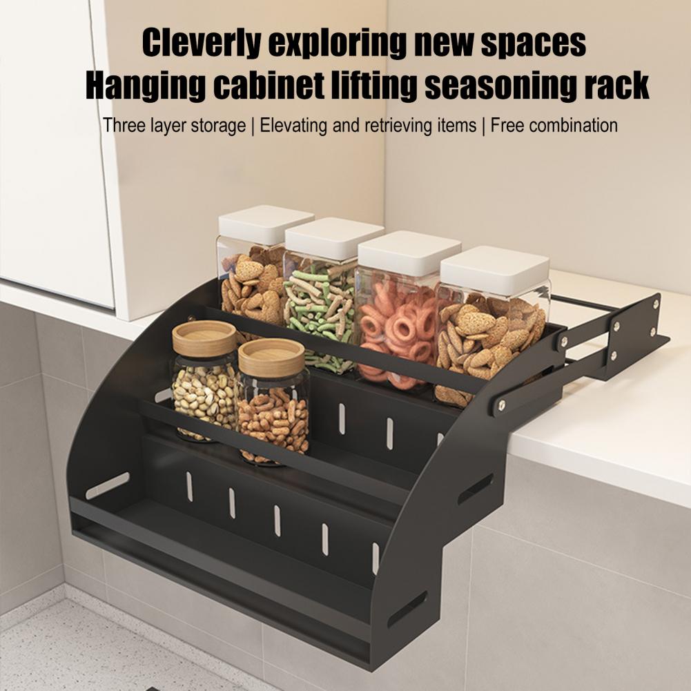 Triple Tier Spice Organizer 3- – Food Storage In Cabinets recenzja i cena