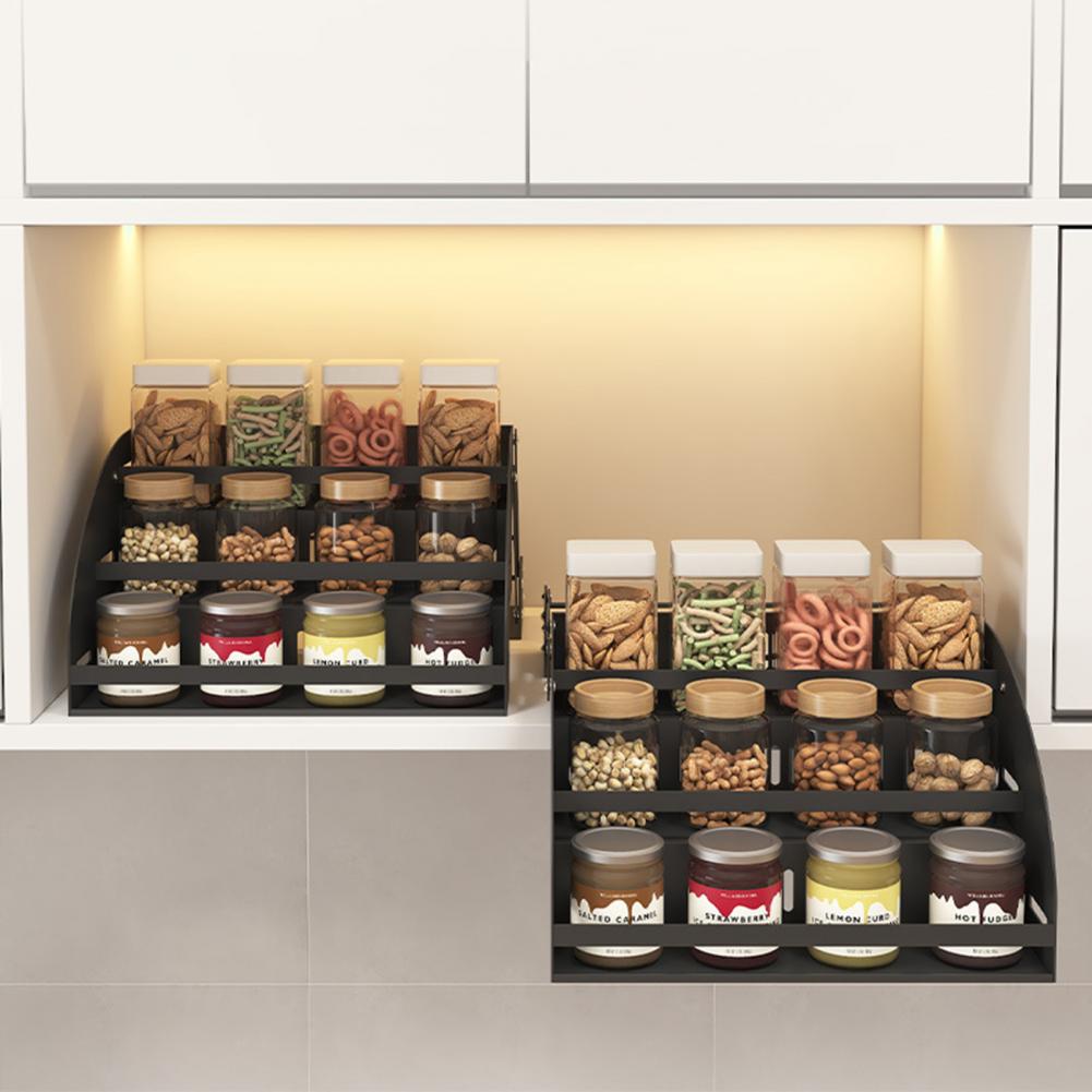 Triple Tier Spice Organizer 3- – Food Storage In Cabinets recenzja i cena