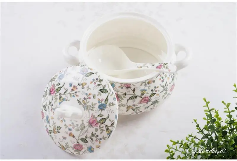 9 Inch, Bone China Tureen for  – Food Storage Plants recenzja i cena