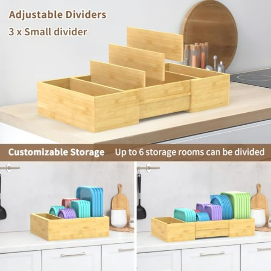 Lid Organizer for Cabinet, Bam – Food Storage In Cabinets recenzja i cena