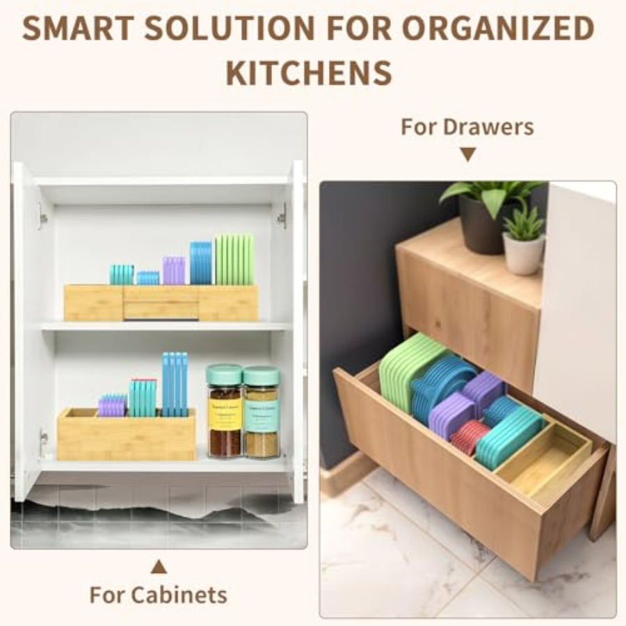 Lid Organizer for Cabinet, Bam – Food Storage In Cabinets recenzja i cena