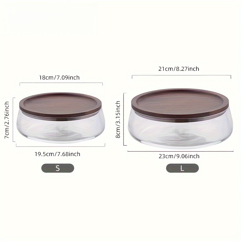 Set of 2 Glass Canisters with  – Food Storage Lidl recenzja i cena