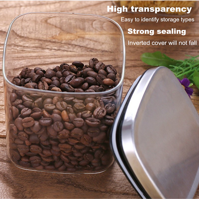 Square Glass Jars With Stainle – Food Storage Lidl recenzja i cena