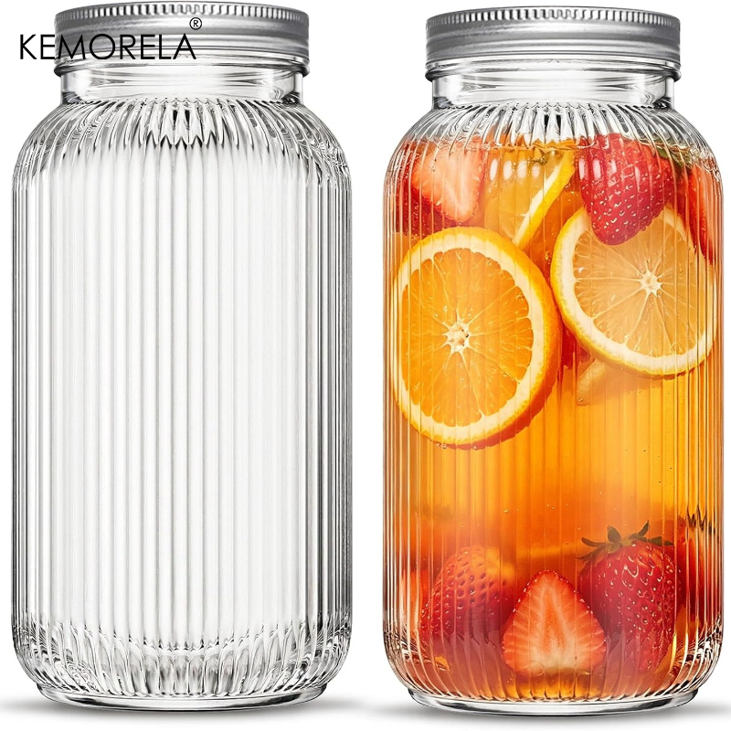 2PCS Wide-Mouth Glass Mason Ja – Food Storage Lidl recenzja i cena