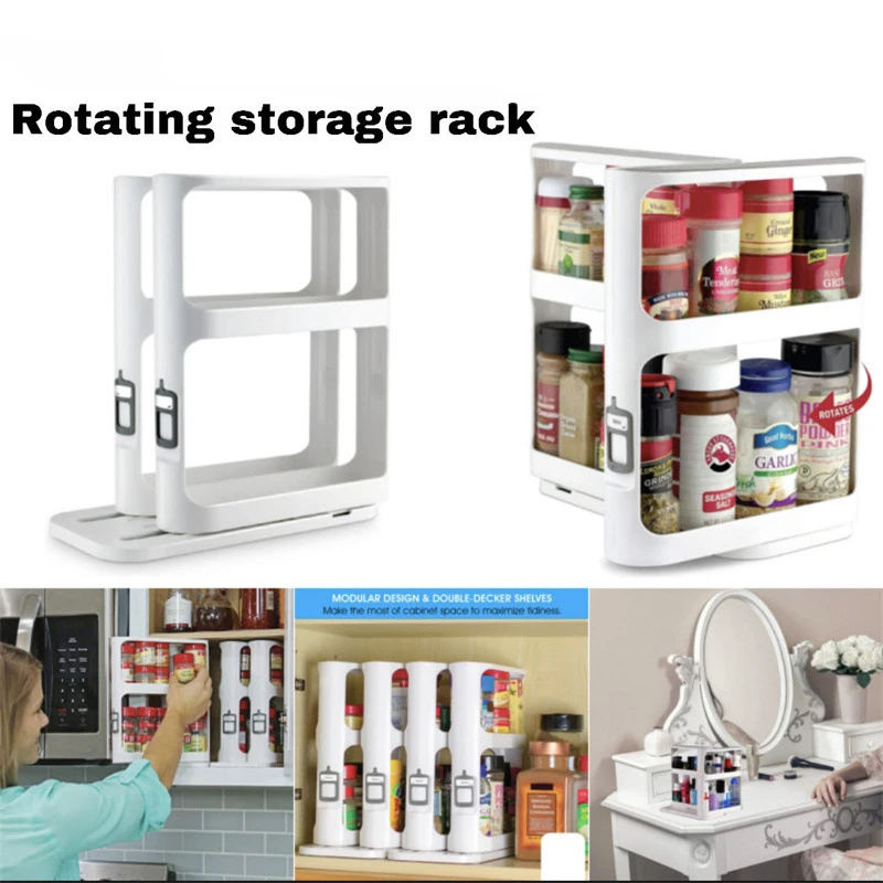 Multi-layer Storage Rotating R – Food Storage In Cabinets recenzja i cena