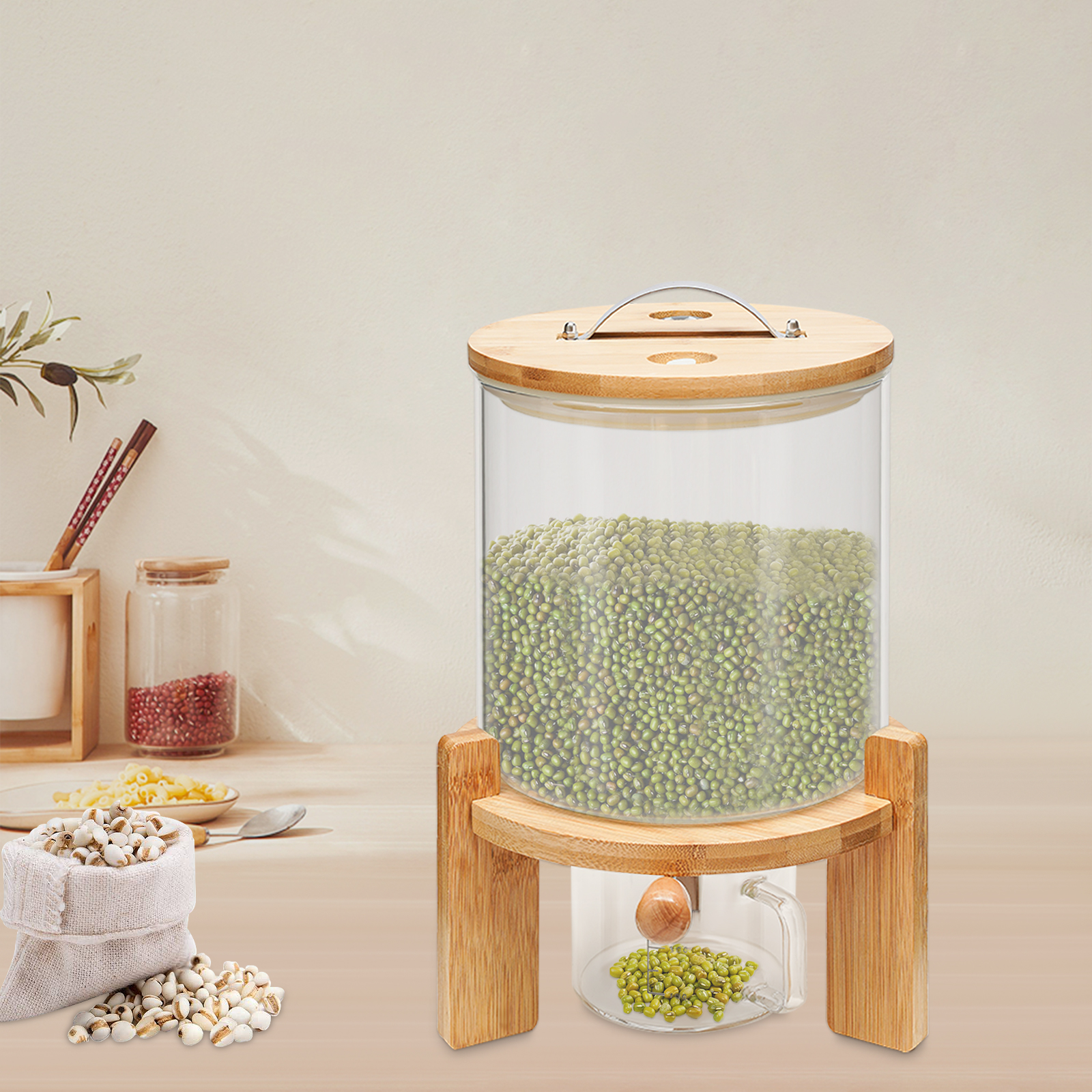Capacity Airtight Glass Dry Fo – Food Storage Lidl recenzja i cena