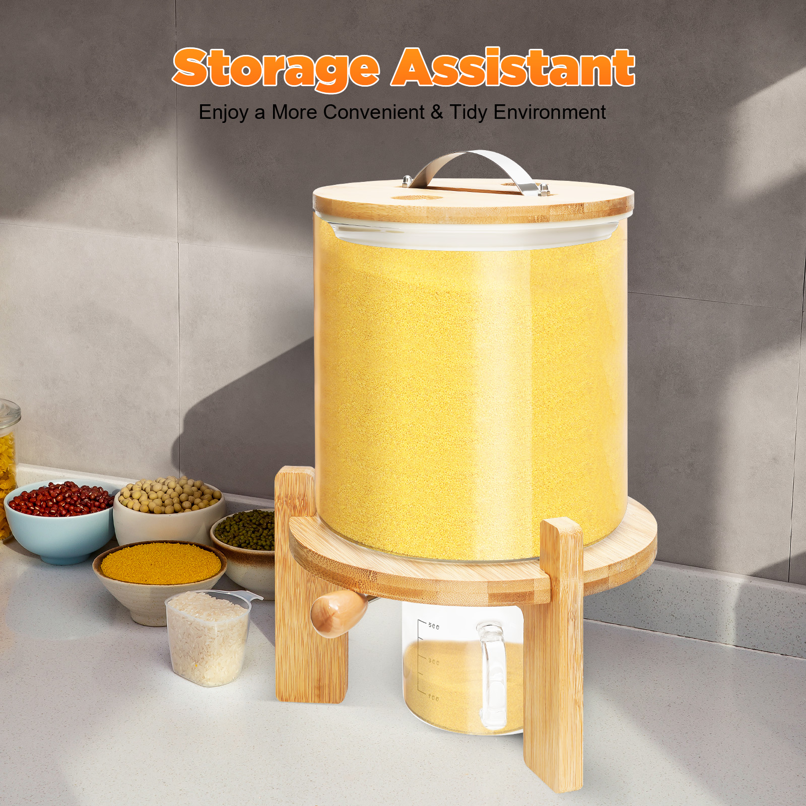 Capacity Airtight Glass Dry Fo – Food Storage Lidl recenzja i cena