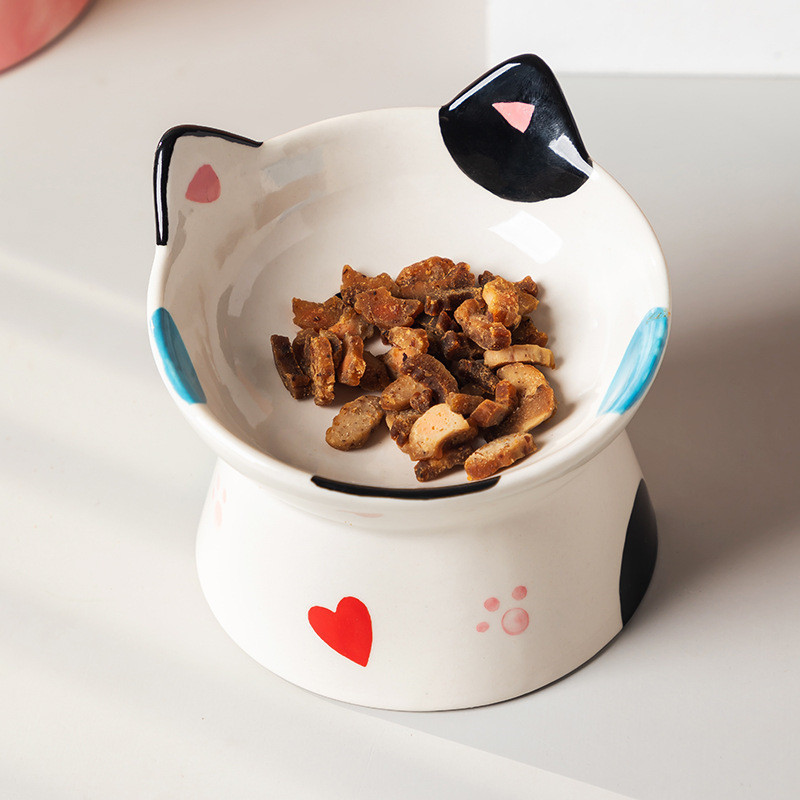 Cat Bowl Ceramic High Foot Obl – Food Storage Safety recenzja i cena