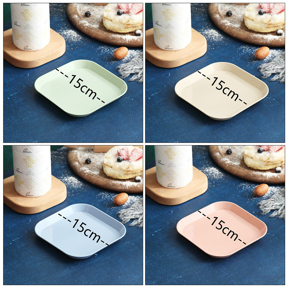 8Pcs Wheat Straw Storage Plate – Food Storage Stackable Containers recenzja i cena