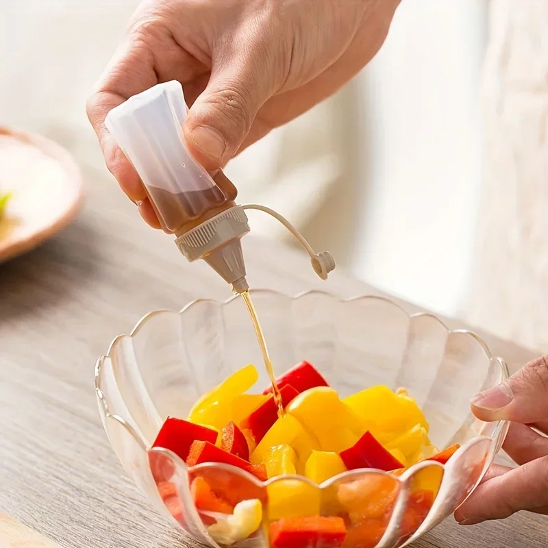 4Pcs/Set Mini Squeeze Bottles  – Salad Dressing Bottle recenzja i cena