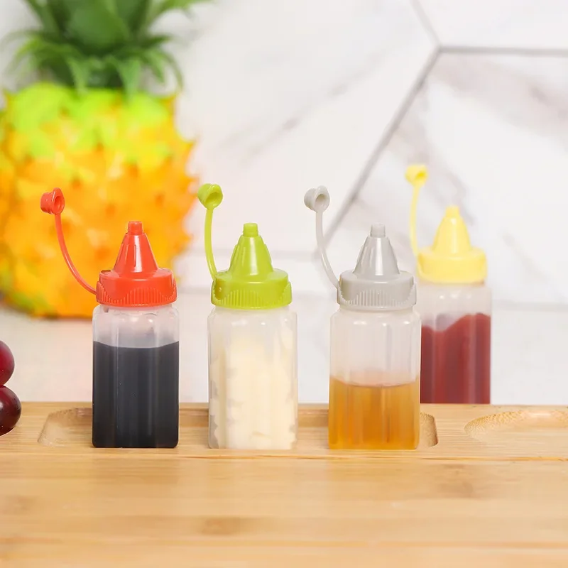4Pcs/Set Mini Squeeze Bottles  – Salad Dressing Bottle recenzja i cena