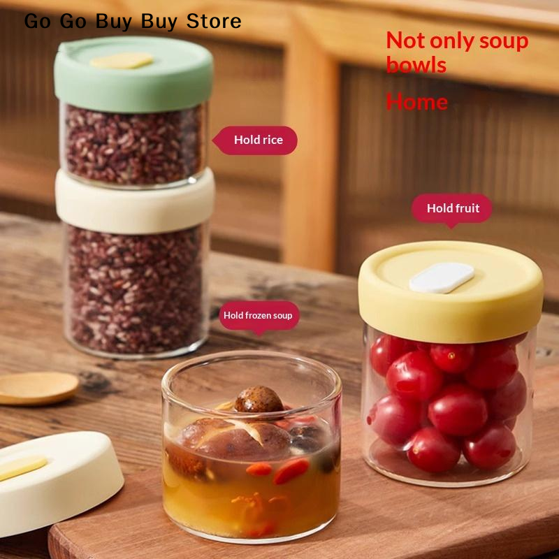 【ST】1Pc 240/400ML Glass Food S – Food Storage Containers Glass recenzja i cena
