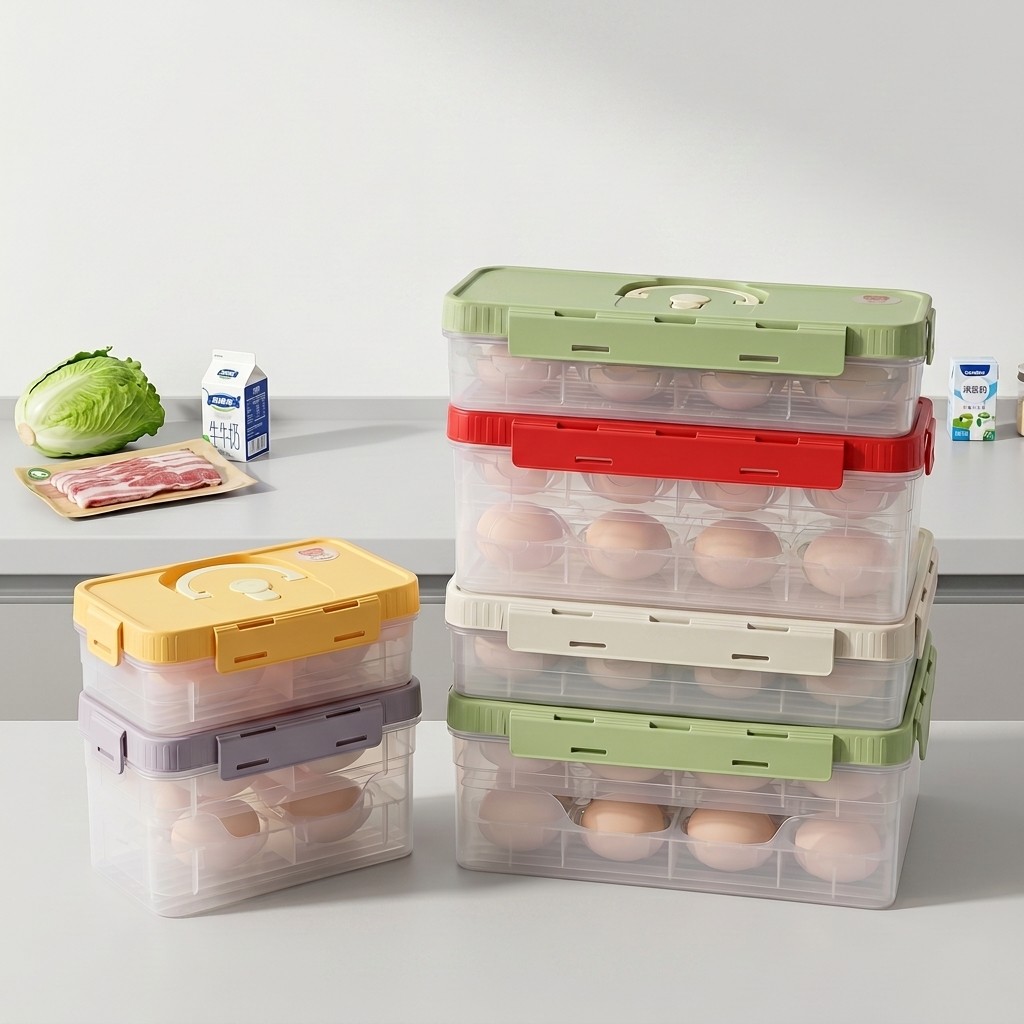Stackable Egg Storage Box Refr – Food Storage Stackable Containers recenzja i cena