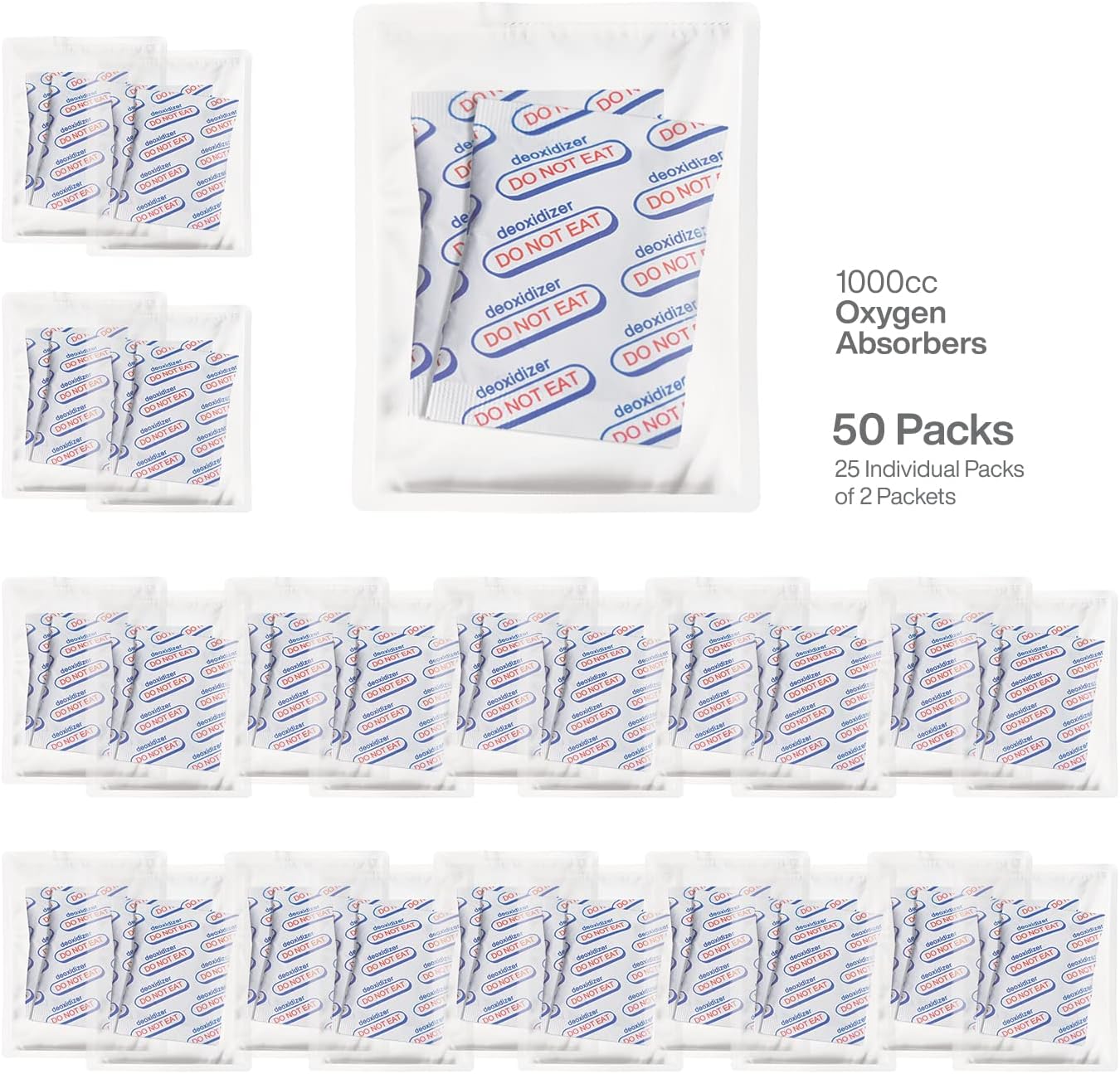 1000cc Oxygen Absorbers (50 Pa – Food Storage Oxygen Absorbers recenzja i cena