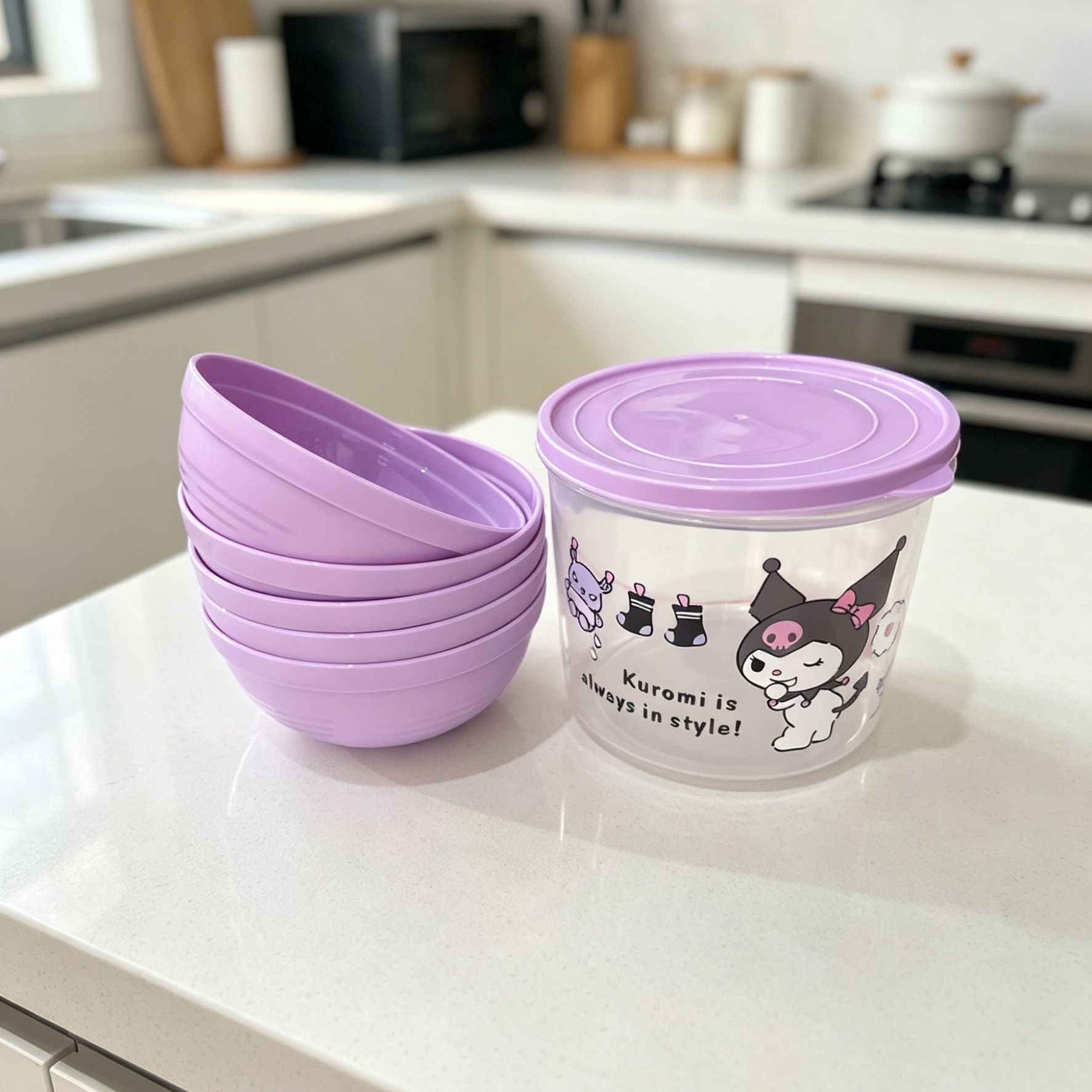 Anime Sanrio Round Hello Kitty – Food Storage Dividers recenzja i cena
