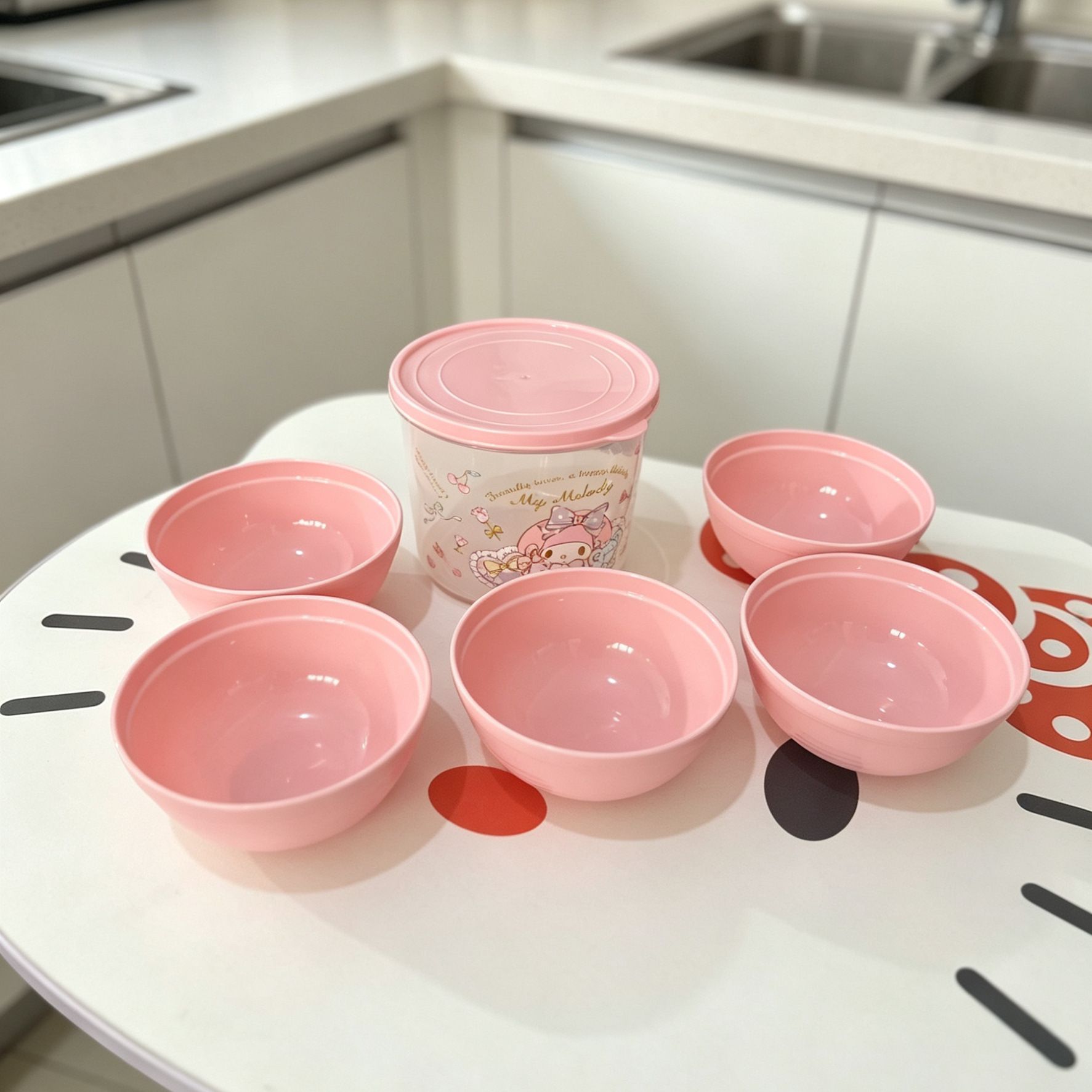 Anime Sanrio Round Hello Kitty – Food Storage Dividers recenzja i cena