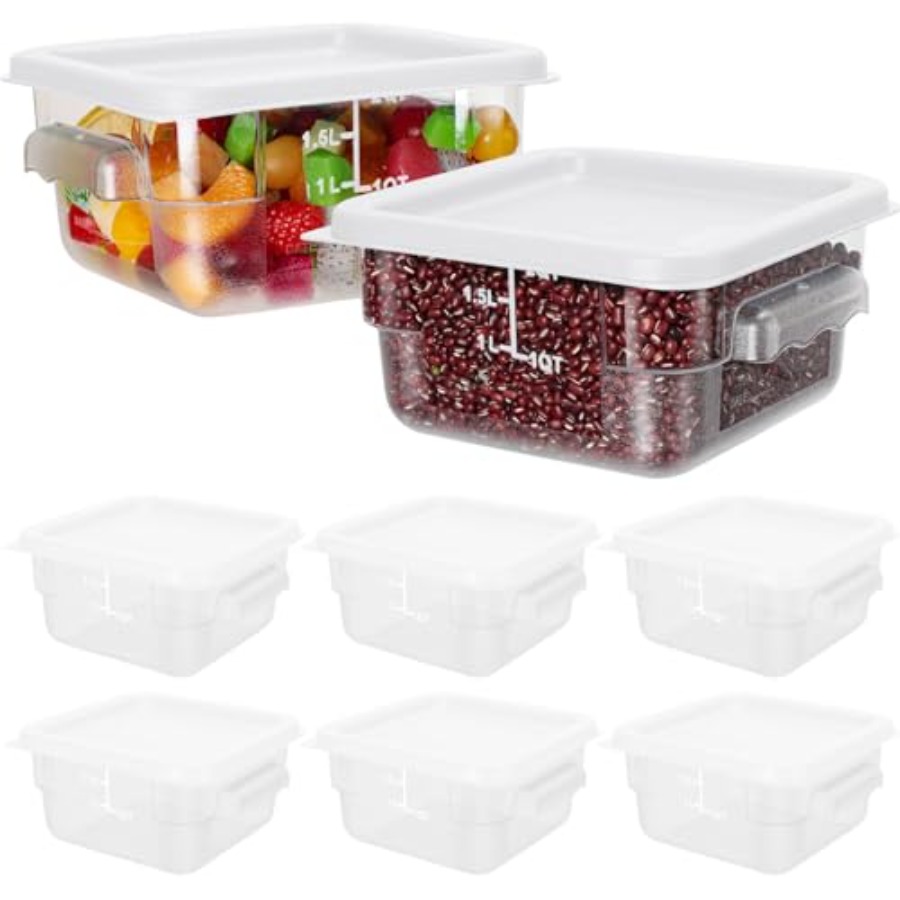 8 Pcs 2 Quart Food Storage Con – Food Storage Quart Containers recenzja i cena