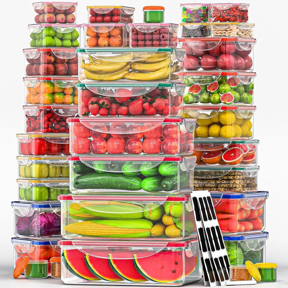 70 Pcs Large Food Storage Cont – Set Food Storage recenzja i cena