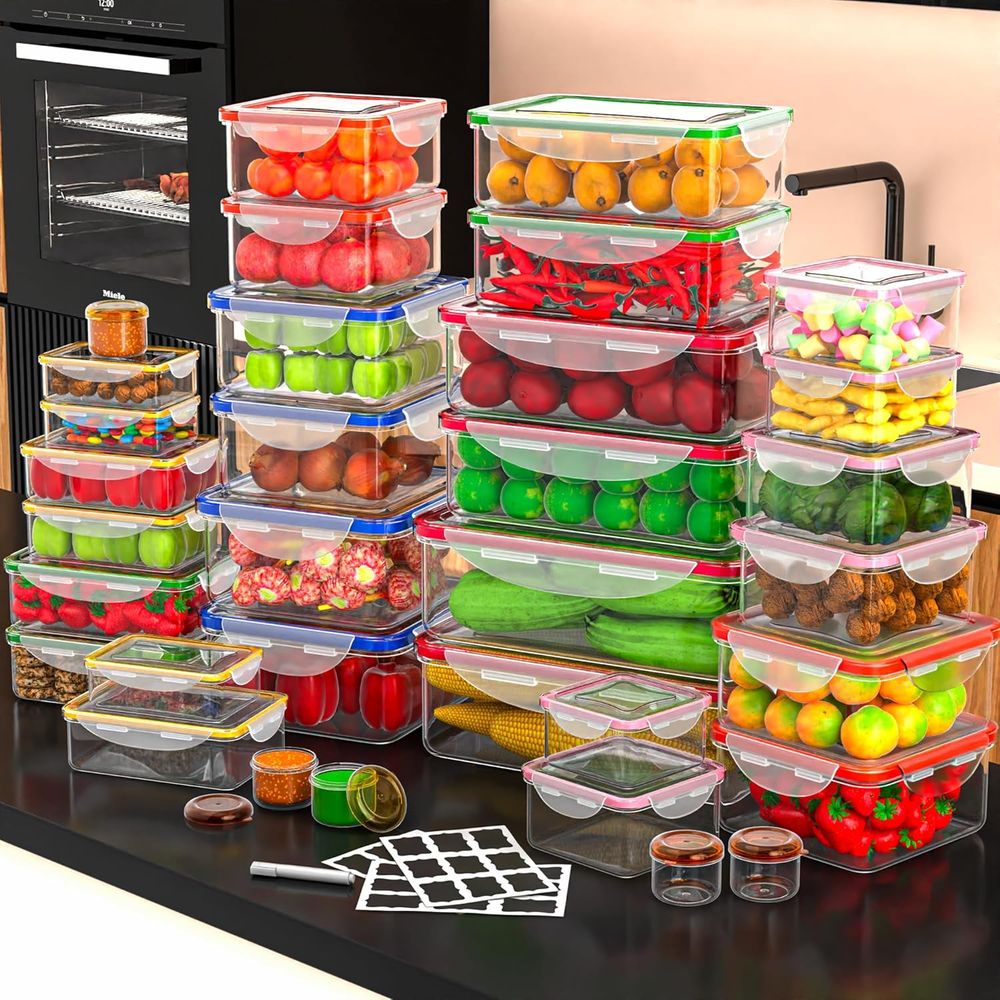 70 Pcs Large Food Storage Cont – Set Food Storage recenzja i cena