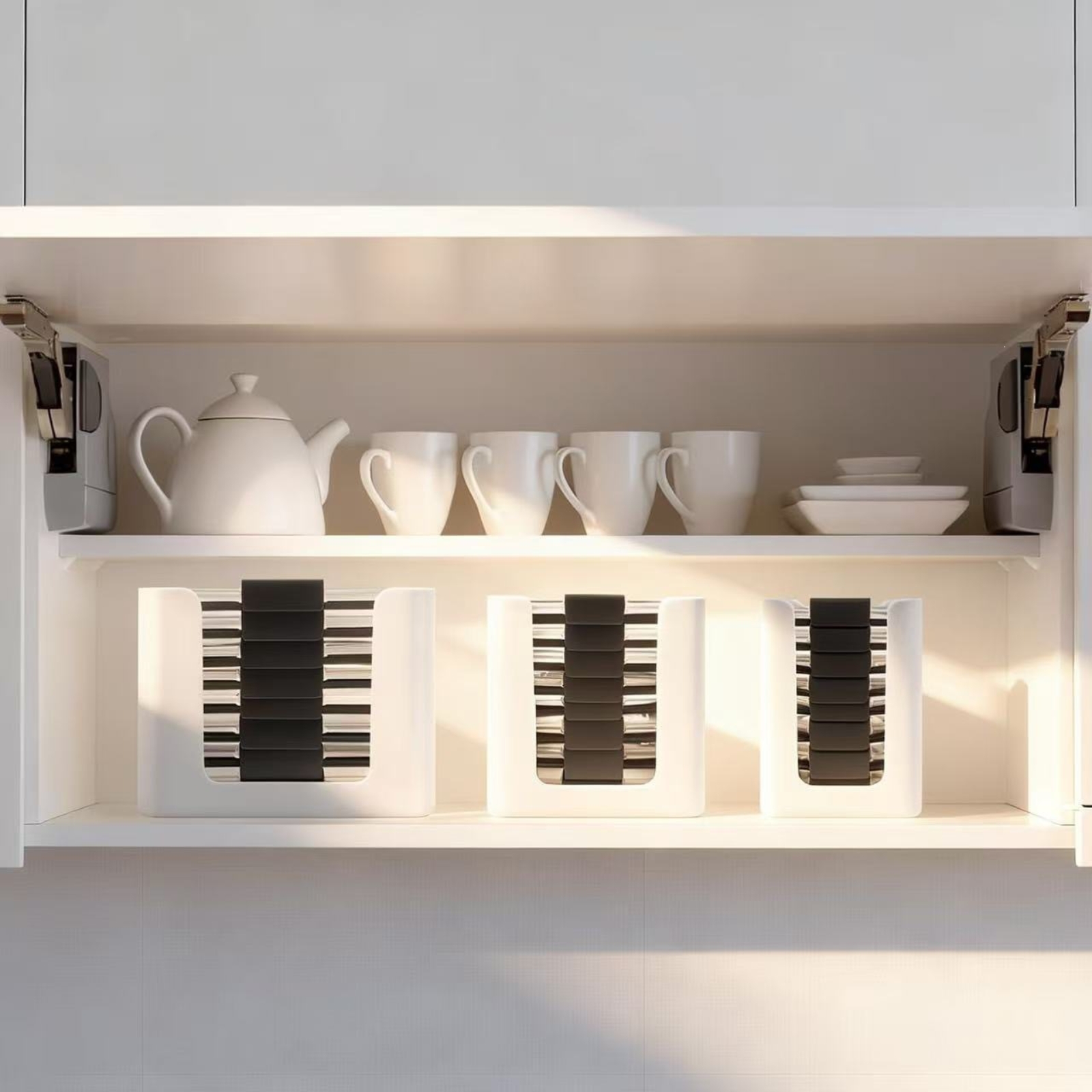 3 Pieces Lid Storage Rack Rect – Food Storage In Cabinets recenzja i cena