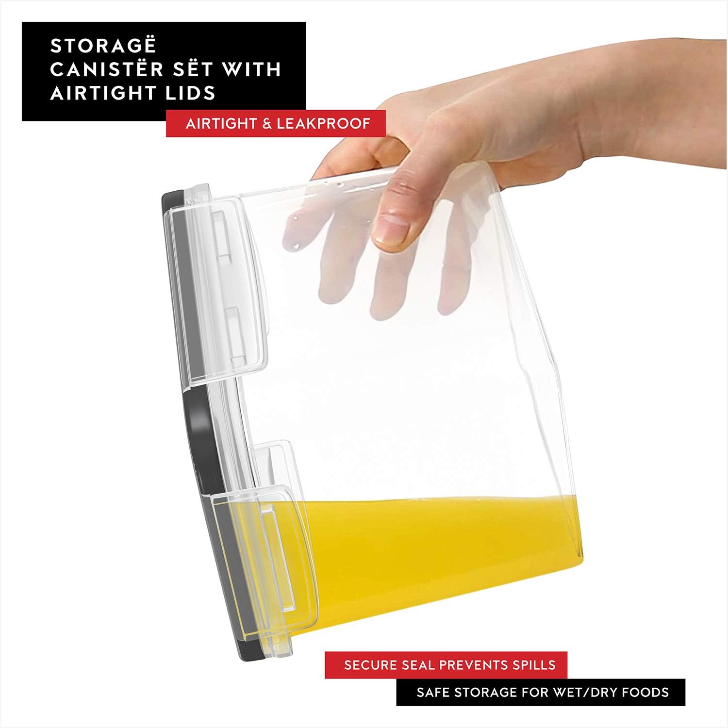 Flour Sugar Storage Containers – Set Food Storage recenzja i cena